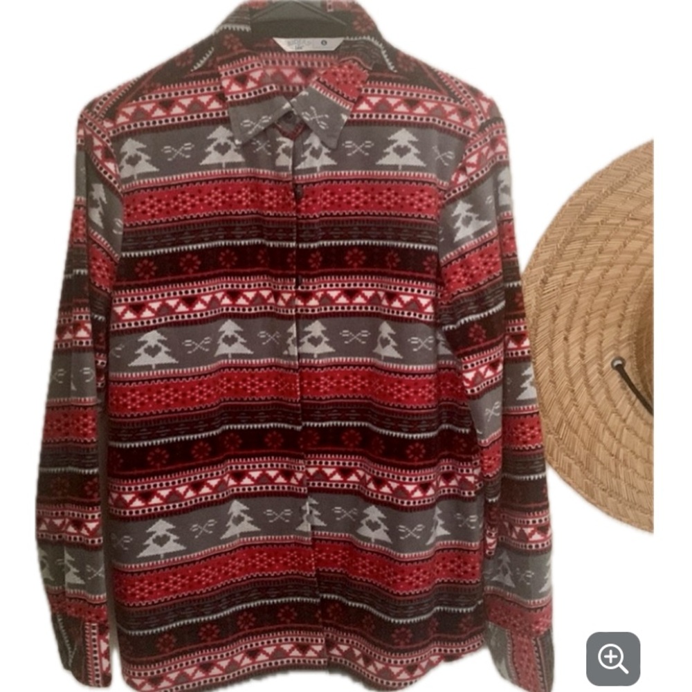 Christmas Buttoned Up Longsleeve